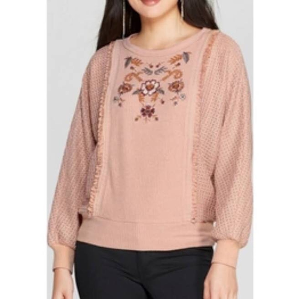 NWOT Dusty Pink Knox Rose Sweater